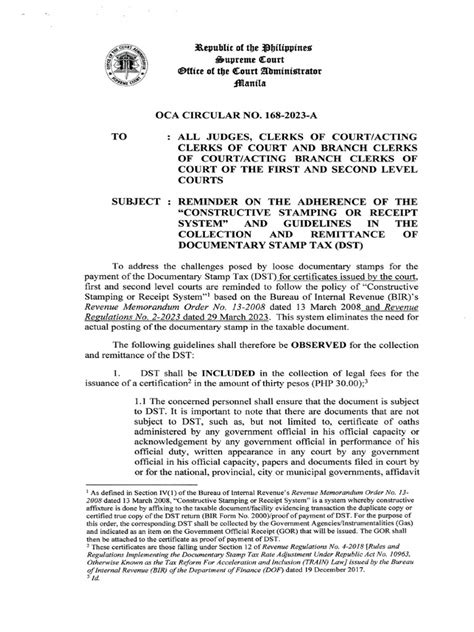 oca circular no. 203-2023|OCA Circular No. 168.